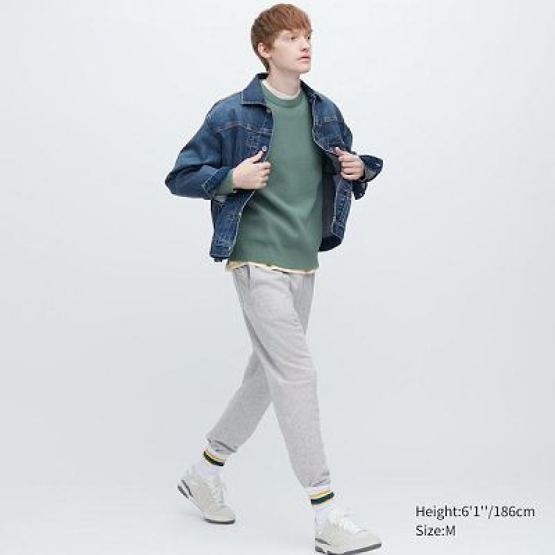 Uniqlo HEATTECH Pile-Lined Jogger Bukser Dame Grå | 4322494