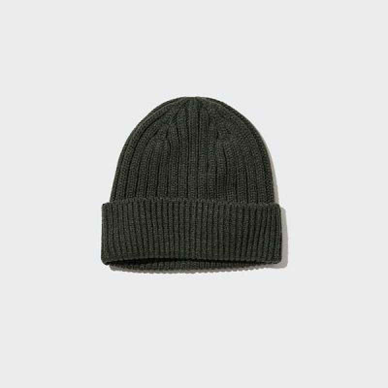 Uniqlo HEATTECH Ribbed Hue Dame Olivengrøn | 1805629