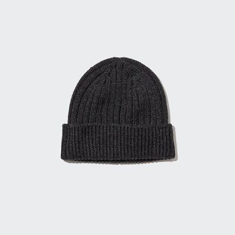 Uniqlo HEATTECH Ribbed Hue Dame Sort | 5126034