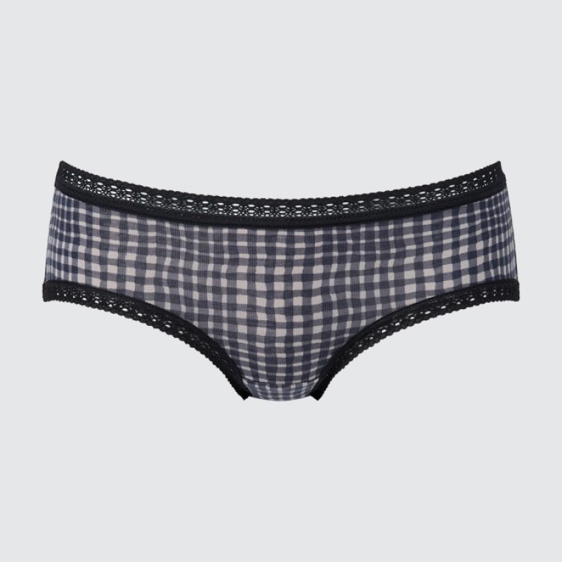 Uniqlo Hip Huggers Trusser Dame Sort | 7559061
