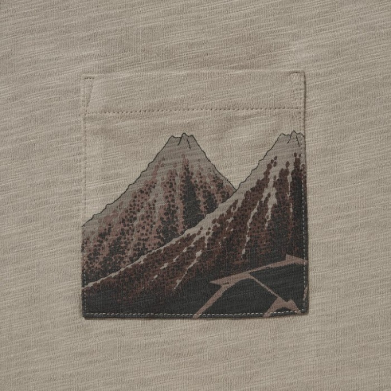 Uniqlo Hokusai UT Short Sleeve T Shirts Dame Beige | 4464343
