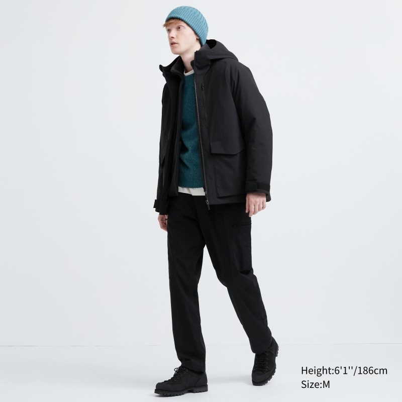 Uniqlo Hybrid Down 3d Cut Parka Herre Beige | 9140060
