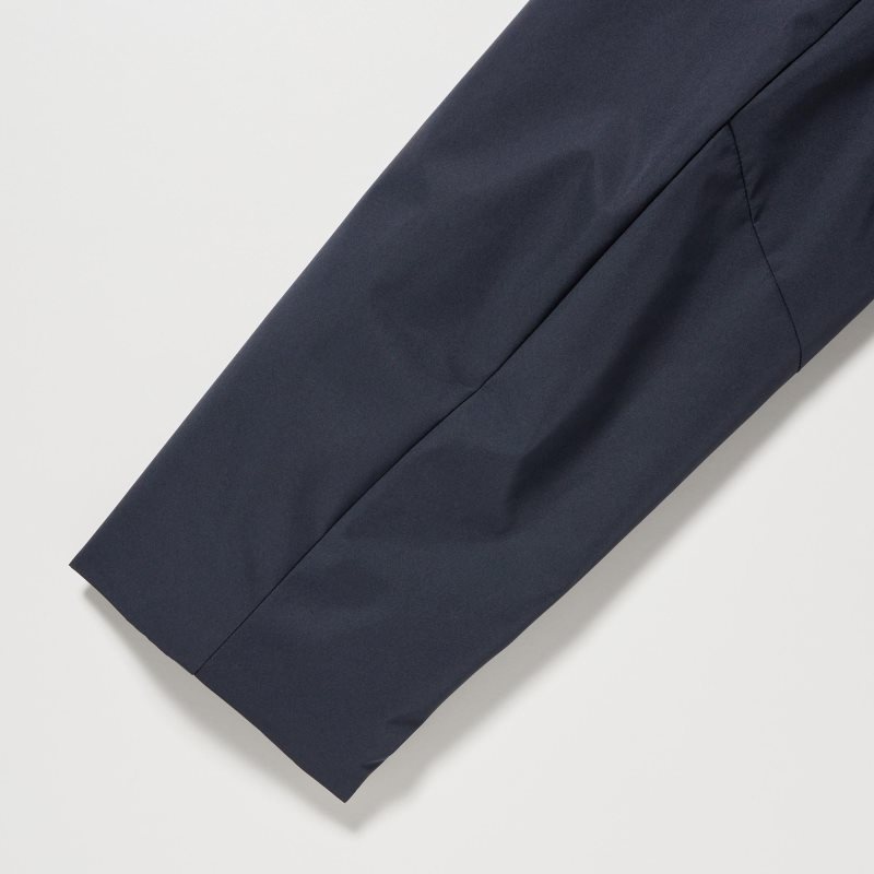 Uniqlo Hybrid Down Frakker Herre Sort | 2277986