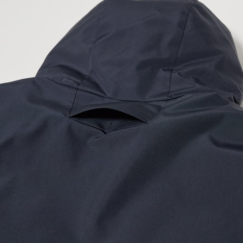 Uniqlo Hybrid Down Frakker Herre Sort | 2277986