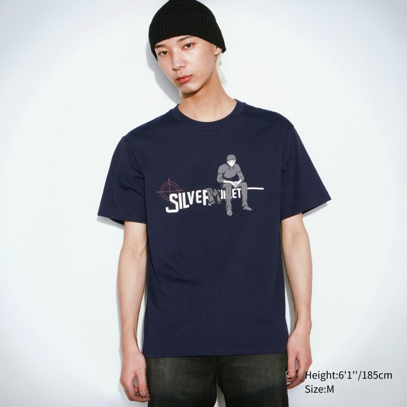 Uniqlo Introduction Of Detective Conan Case Closed Ut Short-sleeve Graphic T Shirts Herre Mørkeblå | 677705