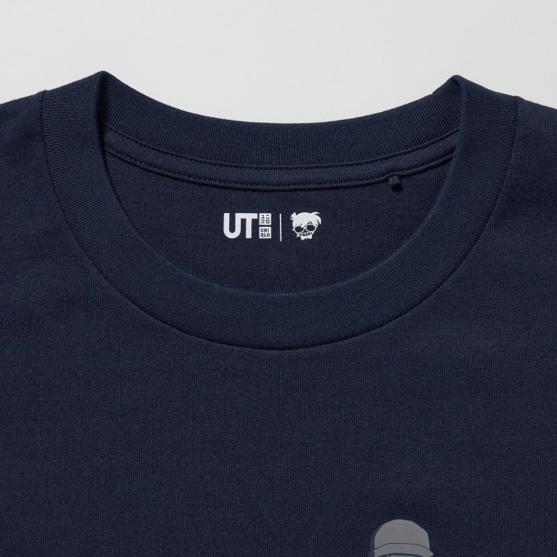 Uniqlo Introduction Of Detective Conan Case Closed Ut Short-sleeve Graphic T Shirts Herre Mørkeblå | 677705