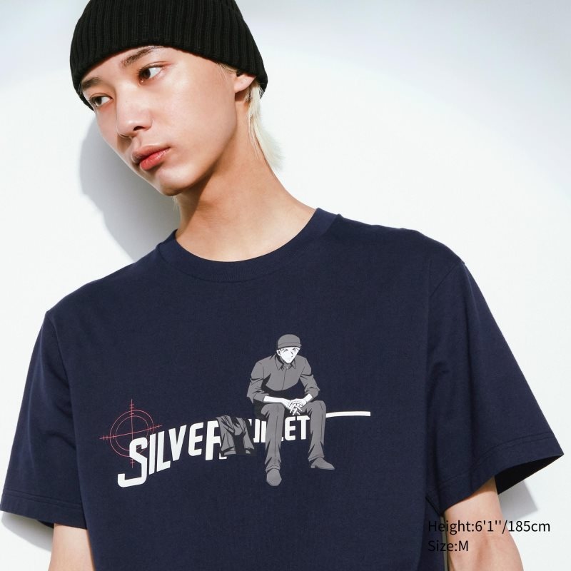 Uniqlo Introduction Of Detective Conan Case Closed Ut Short-sleeve Graphic T Shirts Herre Mørkeblå | 677705