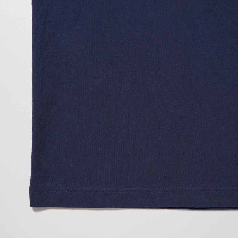 Uniqlo L.A. Eats Ut Oversized Short-sleeve Graphic Katsu Sando T Shirts Herre Mørkeblå | 9424353