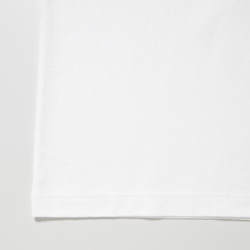 Uniqlo L.A. Eats Ut Oversized Short-sleeve Graphic Burger She Wrote T Shirts Herre Hvide | 4179607