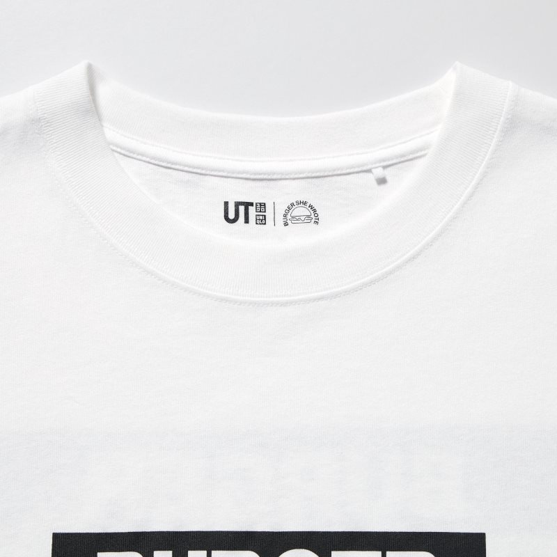 Uniqlo L.A. Eats Ut Oversized Short-sleeve Graphic Burger She Wrote T Shirts Herre Hvide | 9030963