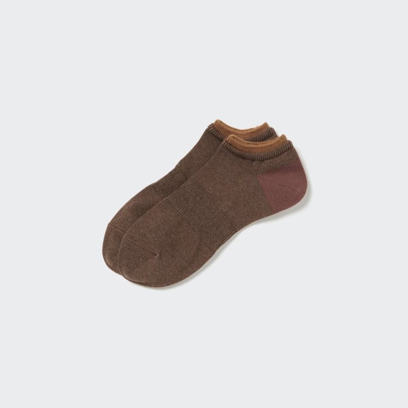 Uniqlo Layered Short Sokker Herre Brune | 8672388