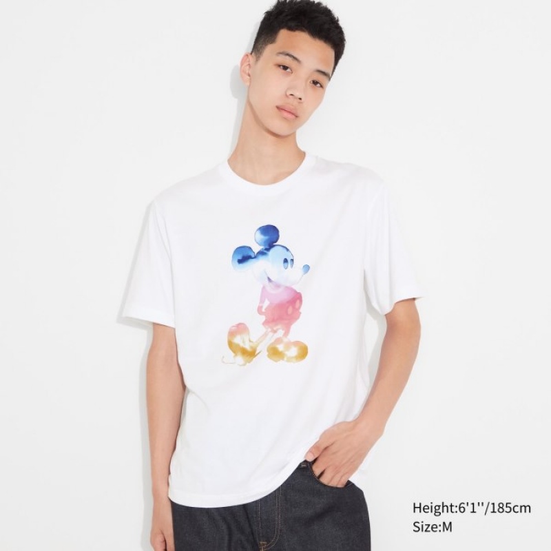 Uniqlo MAGIC FOR ALL FOREVER UT Short-Sleeve T Shirts Dame Hvide | 6669324
