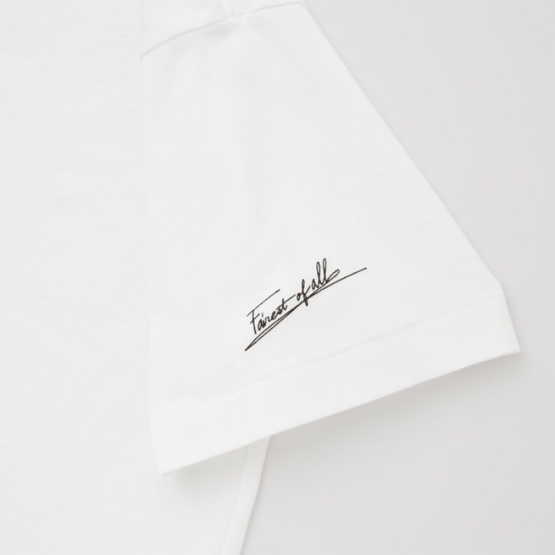 Uniqlo Magic For All Favorites UT Short-Sleeve T Shirts Dame Hvide | 1239860