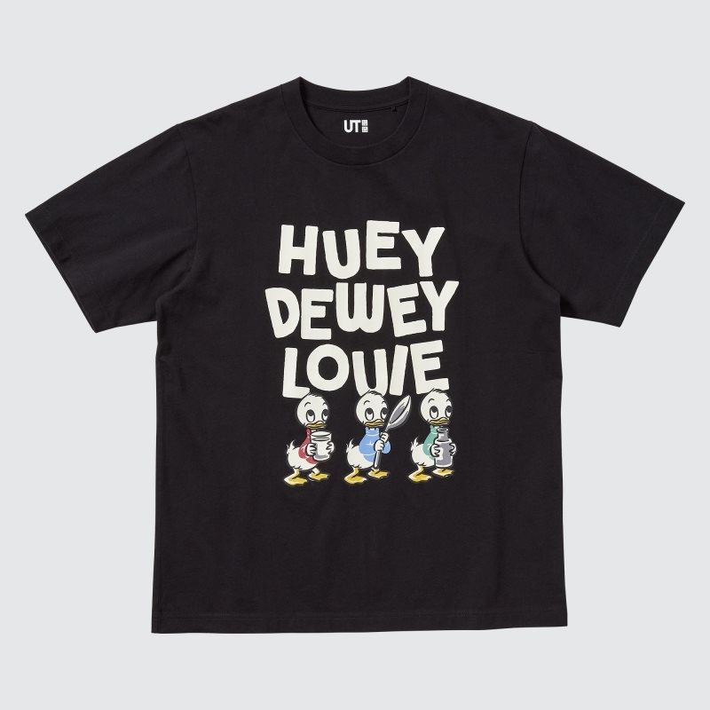 Uniqlo Magic For All Favorites Ut Short-sleeve Graphic T Shirts Herre Sort | 163546