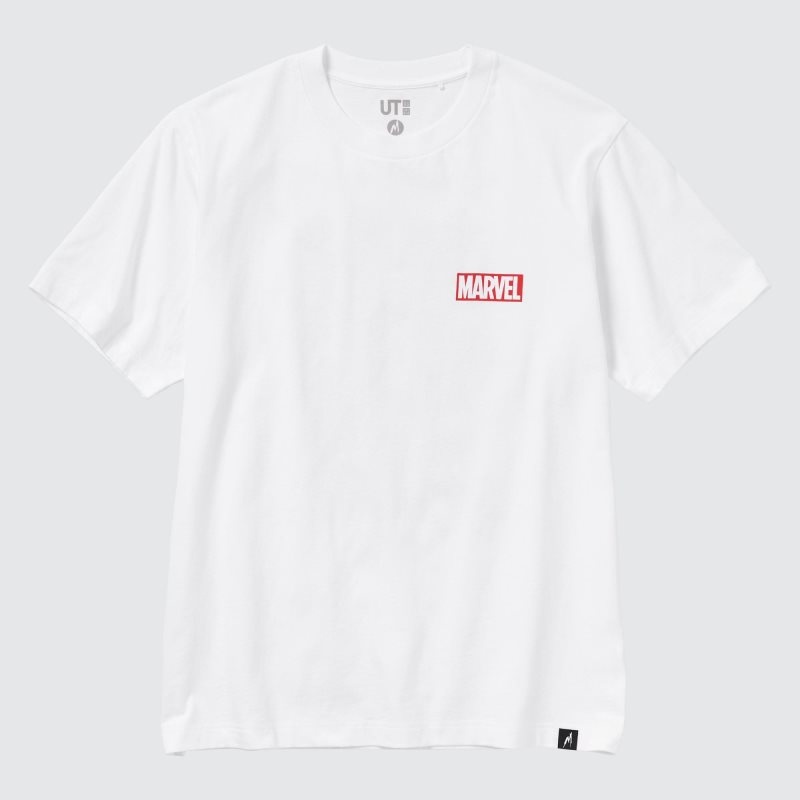 Uniqlo Marvel Art Collection By Mondo Ut Short Sleeve Graphic T Shirts Herre Hvide | 2091589