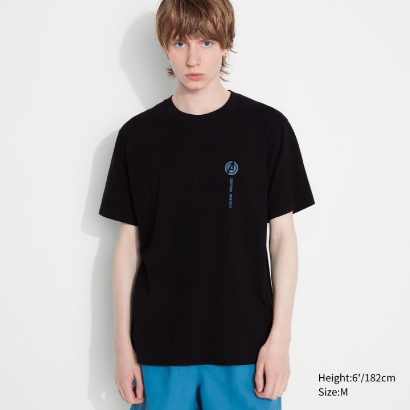 Uniqlo Marvel Art Collection by Mondo UT Short Sleeve T Shirts Dame Sort | 8629410