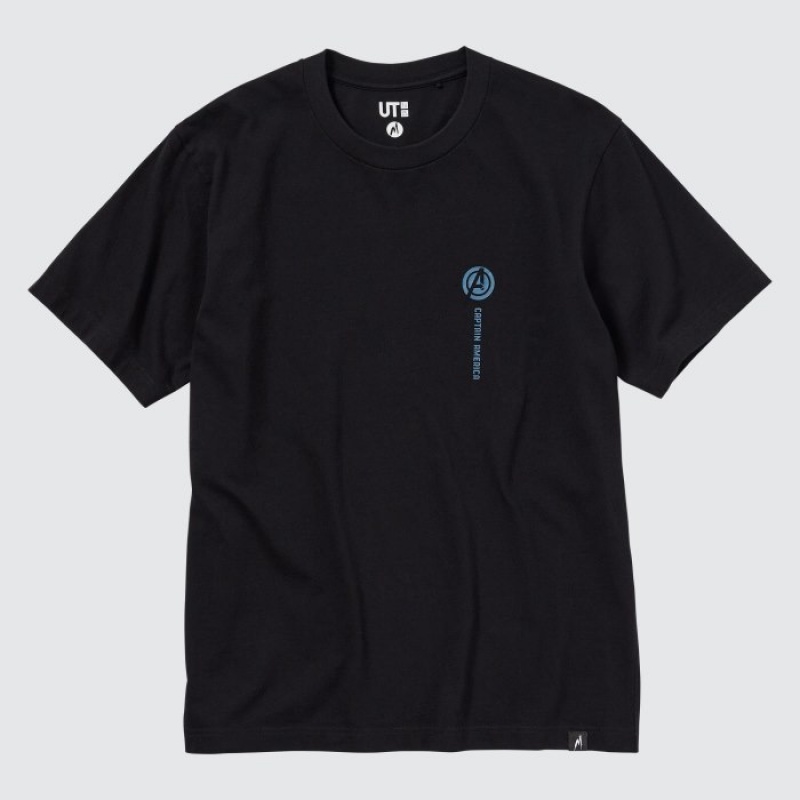 Uniqlo Marvel Art Collection by Mondo UT Short Sleeve T Shirts Dame Sort | 8629410