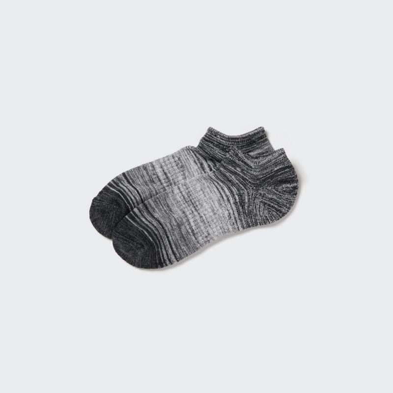 Uniqlo Melange Short Sokker Herre Grå | 1868599