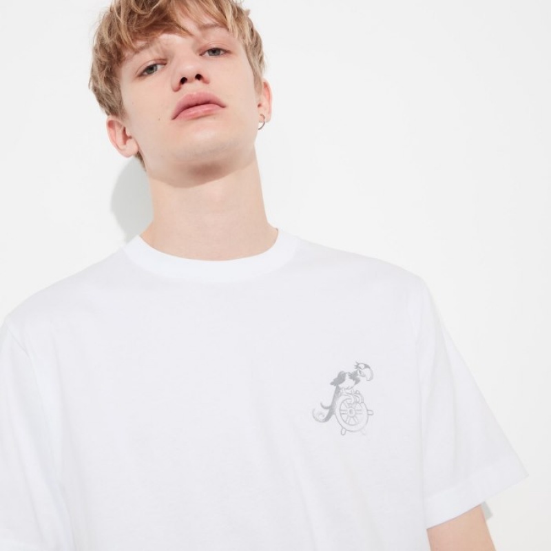 Uniqlo Mickey Shines UT Short-Sleeve T Shirts Dame Hvide | 1414174