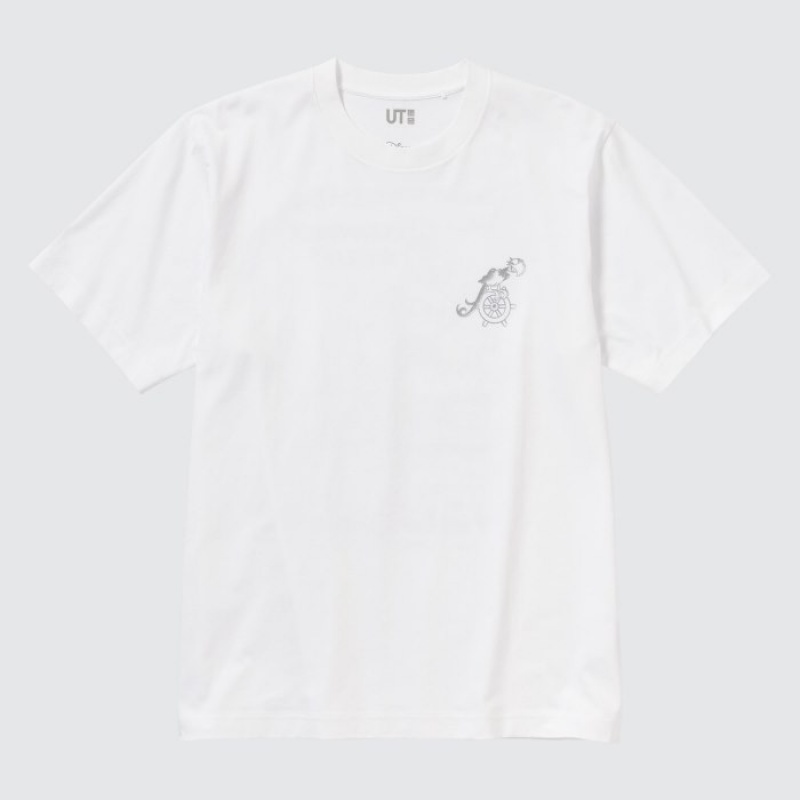 Uniqlo Mickey Shines UT Short-Sleeve T Shirts Dame Hvide | 1414174