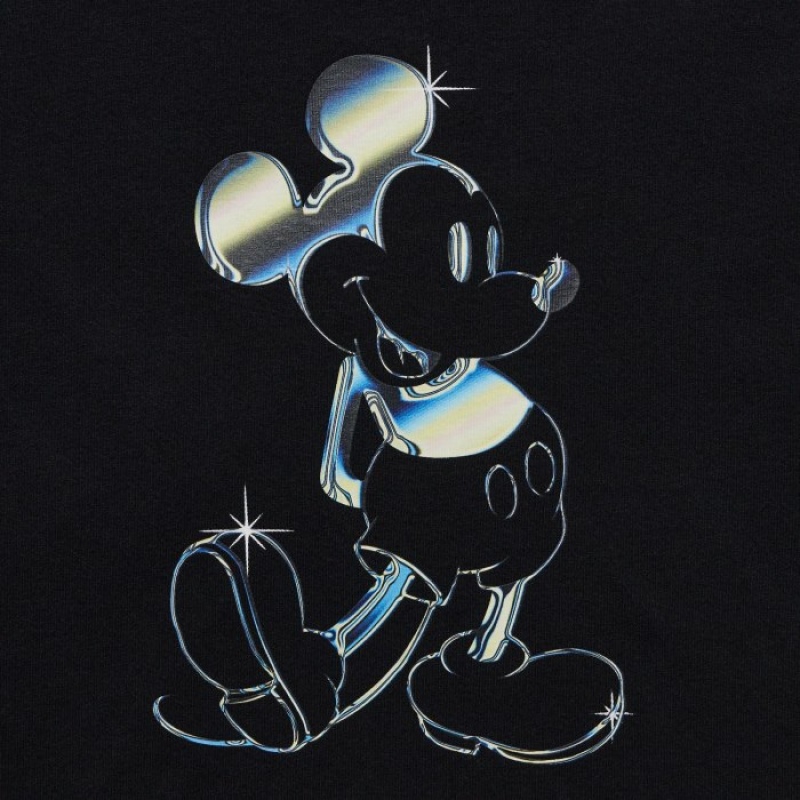 Uniqlo Mickey Stands UT Short Sleeve T Shirts Dame Sort | 8214852