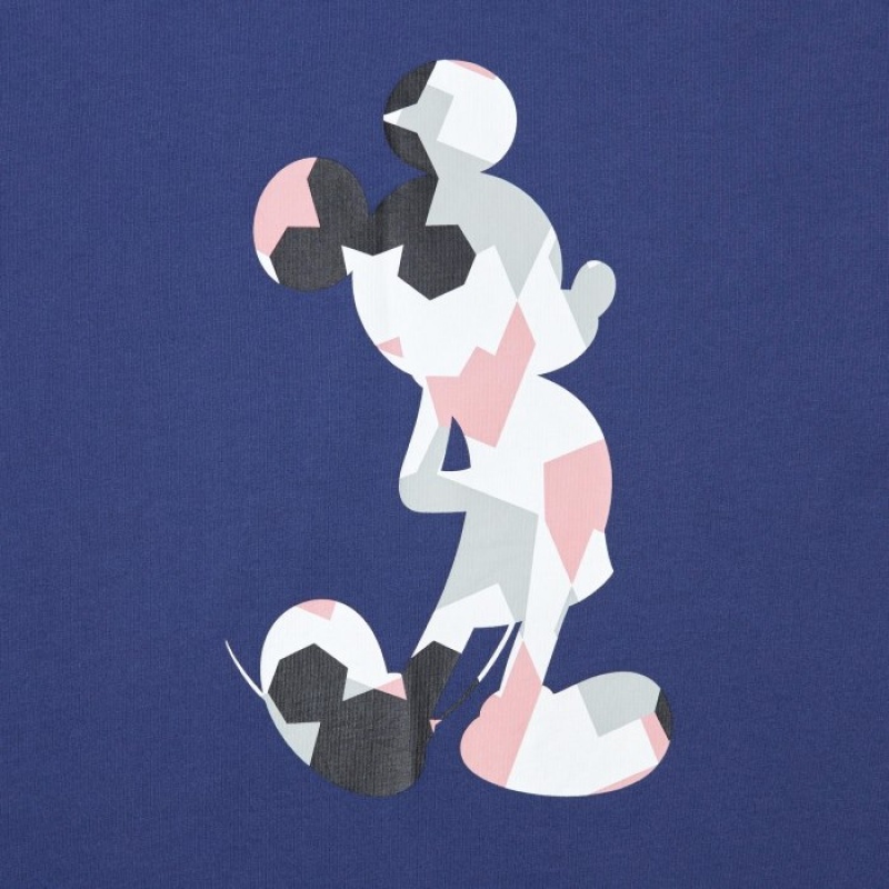 Uniqlo Mickey Stands UT Short Sleeve T Shirts Dame Blå | 9054032