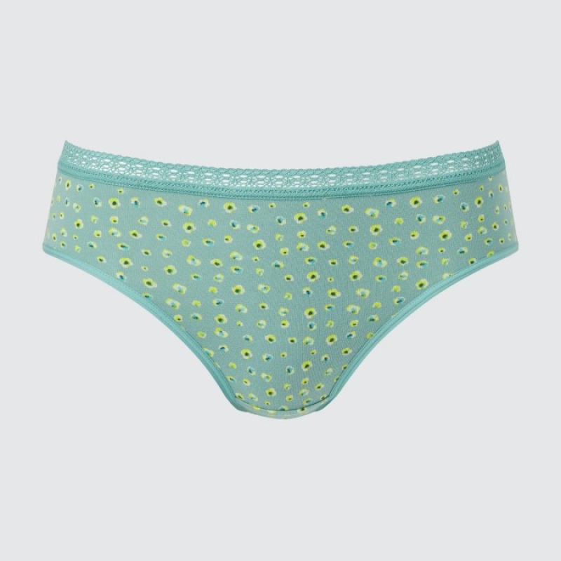 Uniqlo Mid-Rise Trusser Dame Grøn | 4267135