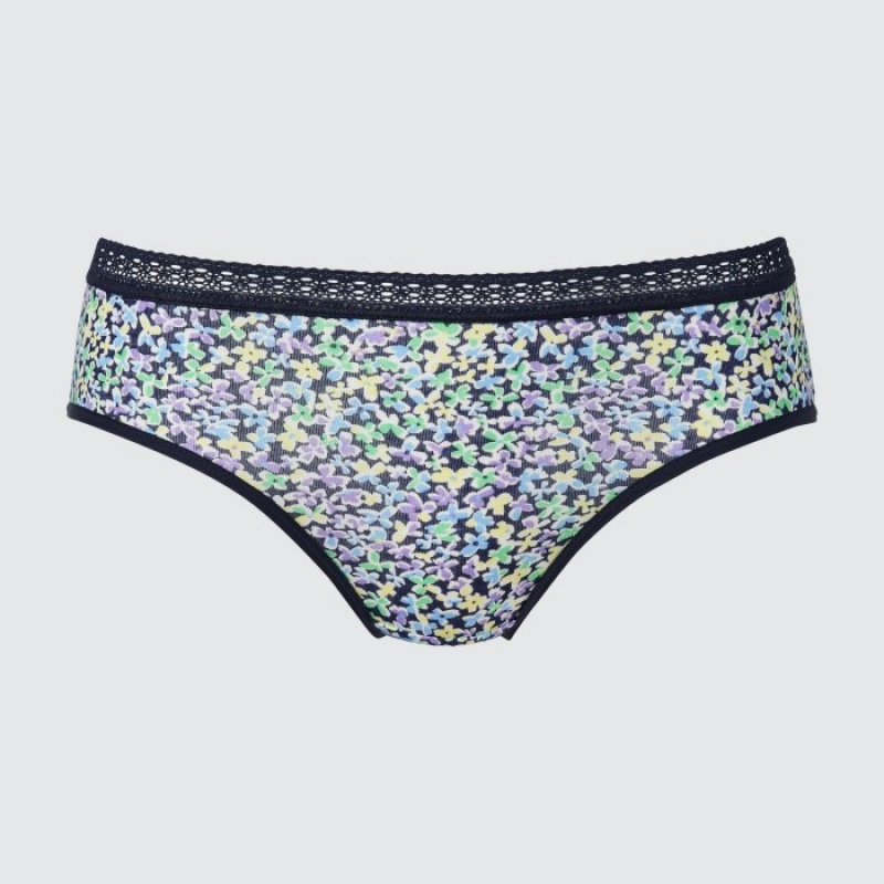 Uniqlo Mid Rise Trusser Dame Mørkeblå | 6175458