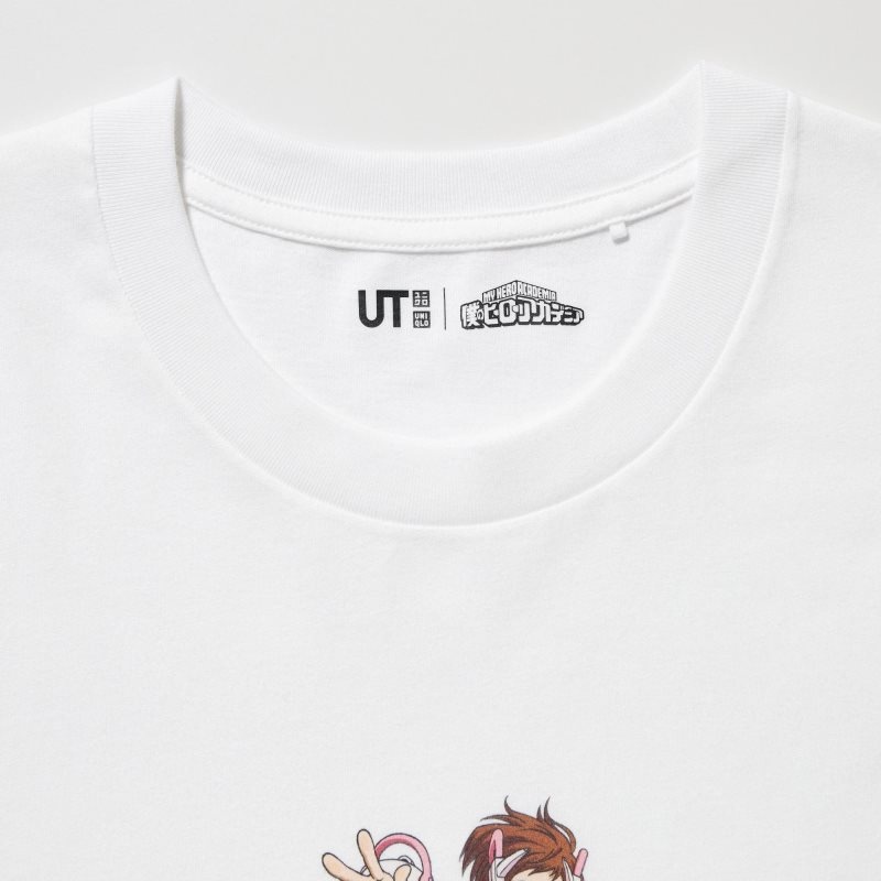Uniqlo My Hero Academia Ut Short-sleeve Graphic T Shirts Herre Hvide | 674870