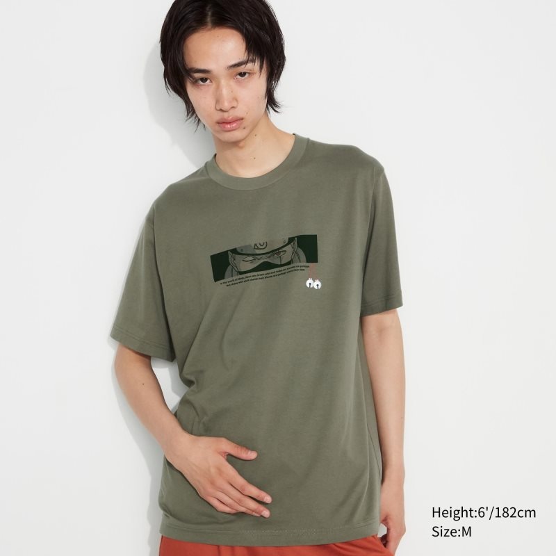 Uniqlo Naruto Ut Short-sleeve Graphic Kakashi Hatake T Shirts Herre Olivengrøn | 8460702