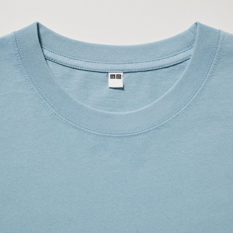 Uniqlo Oversized Pocket Crew Neck Half-sleeve T Shirts Herre Sort | 3075771