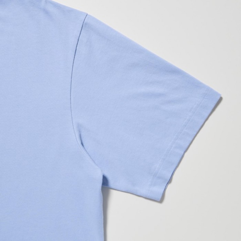 Uniqlo PEACE FOR ALL Short-Sleeve Graphic Dick Bruna T Shirts Dame Blå | 4888623
