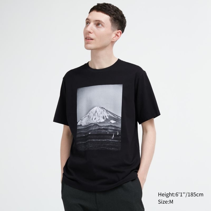 Uniqlo Peace For All Daido Moriyama Short-sleeve Graphic T Shirts Herre Sort | 1051918