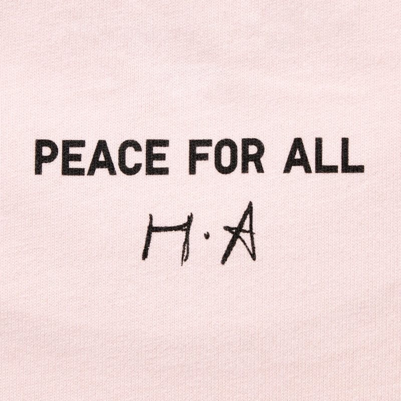 Uniqlo Peace For All Haruka Ayase Short-sleeve Graphic T Shirts Herre Lyserød | 6714034