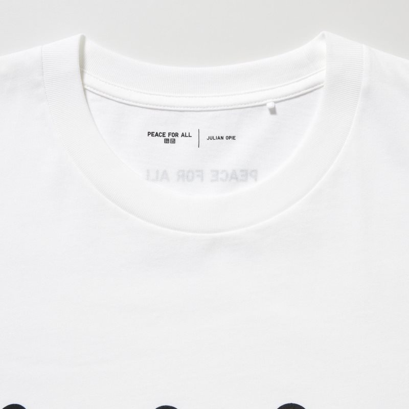 Uniqlo Peace For All Julian Opie Short-sleeve Graphic T Shirts Herre Hvide | 3981640
