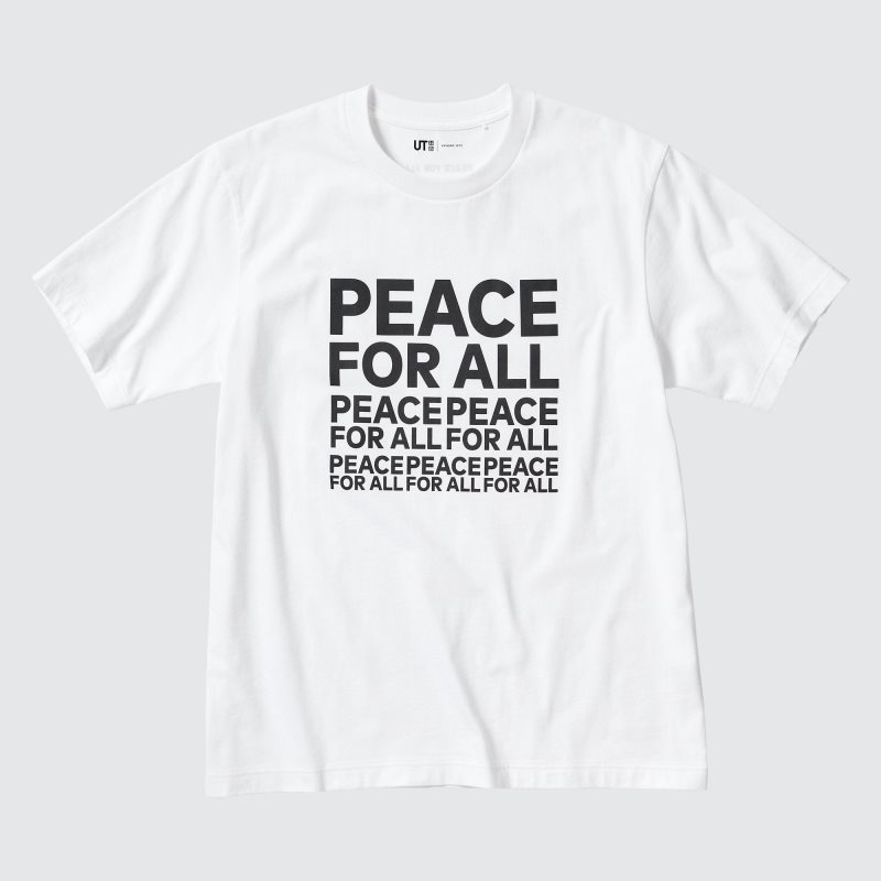 Uniqlo Peace For All Kashiwa Sato Short-sleeve Graphic T Shirts Herre Hvide | 9293974