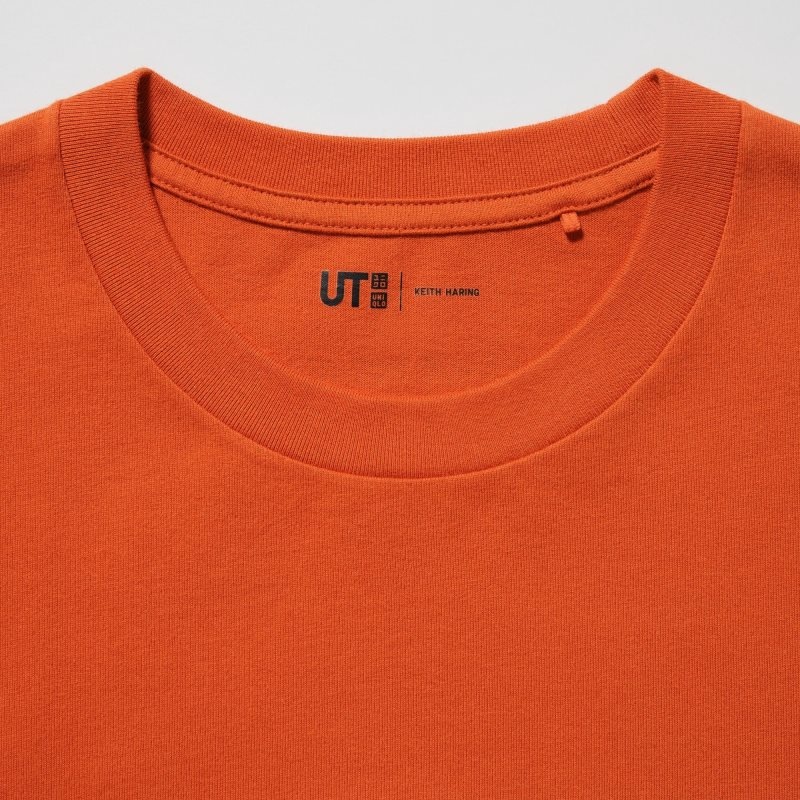 Uniqlo Peace For All Keith Haring Short-sleeve Graphic T Shirts Herre Orange | 9824144