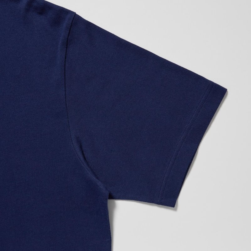 Uniqlo Peace For All Lisa Larson Short-sleeve Graphic T Shirts Herre Mørkeblå | 7271539
