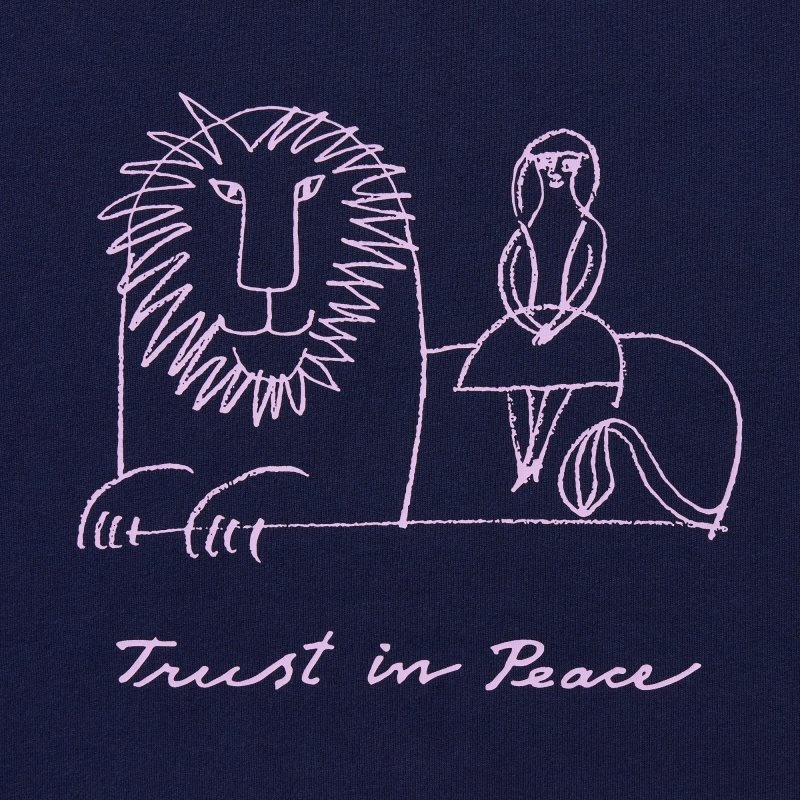Uniqlo Peace For All Lisa Larson Short-sleeve Graphic T Shirts Herre Mørkeblå | 7271539