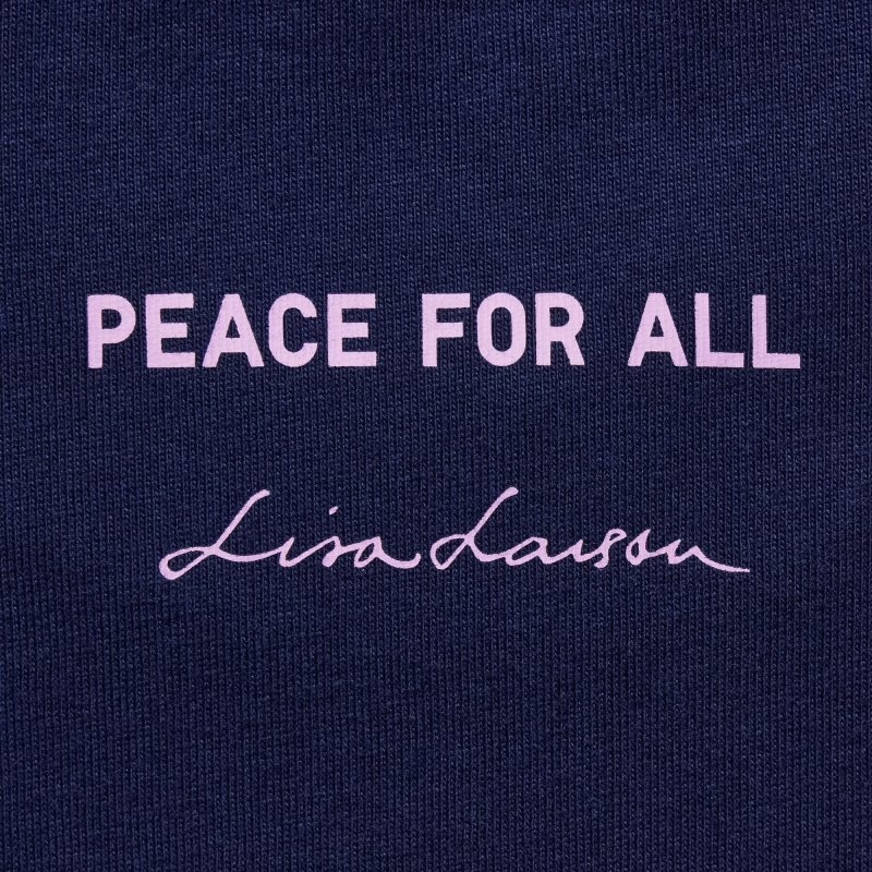 Uniqlo Peace For All Lisa Larson Short-sleeve Graphic T Shirts Herre Mørkeblå | 7271539