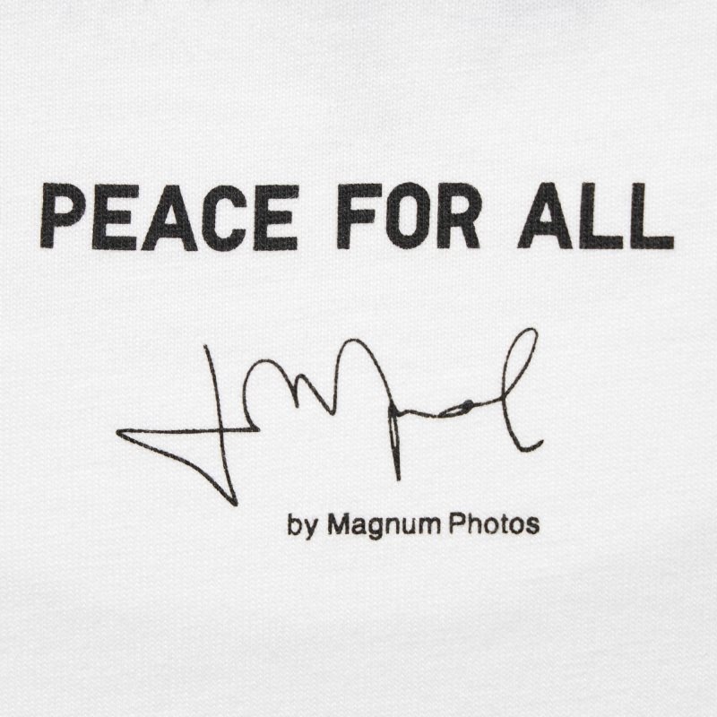 Uniqlo Peace For All Magnum Photos Short-sleeve Graphic T Shirts Herre Hvide | 7236922