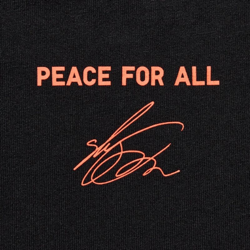 Uniqlo Peace For All Shingo Kunieda Short Sleeve Graphic T Shirts Herre Sort | 5102136