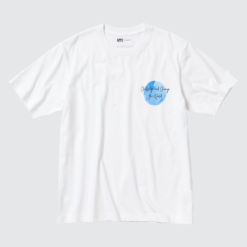 Uniqlo Peace For All Ut Gordon Reid Short-sleeve Graphic T Shirts Herre Hvide | 2705003