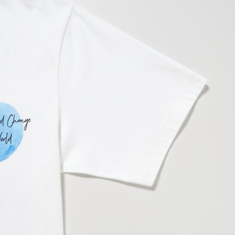 Uniqlo Peace For All Ut Gordon Reid Short-sleeve Graphic T Shirts Herre Hvide | 2705003