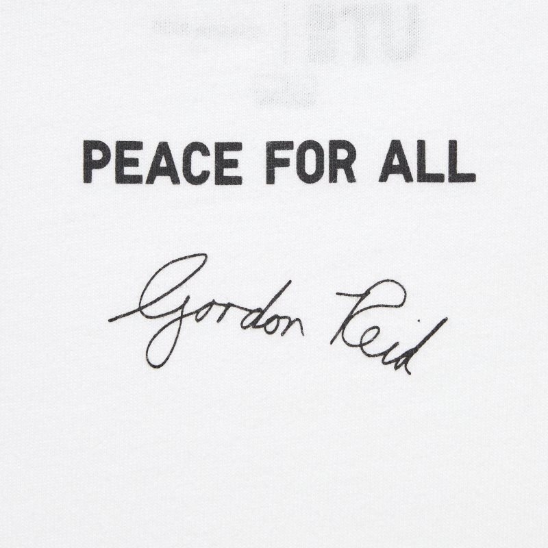 Uniqlo Peace For All Ut Gordon Reid Short-sleeve Graphic T Shirts Herre Hvide | 2705003