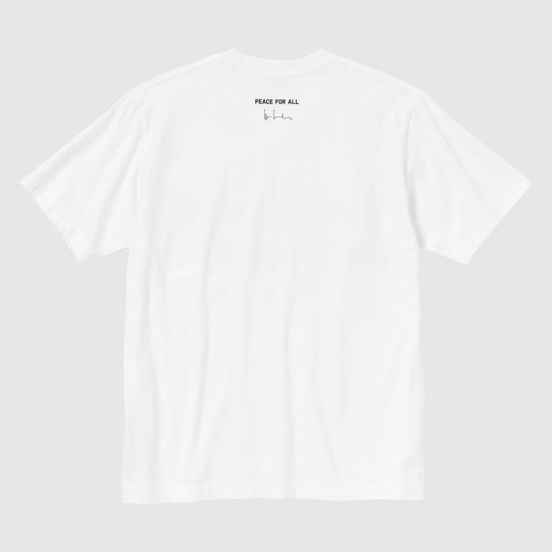 Uniqlo Peace For All Wim Wenders Short-sleeve Graphic T Shirts Herre Hvide | 6415345