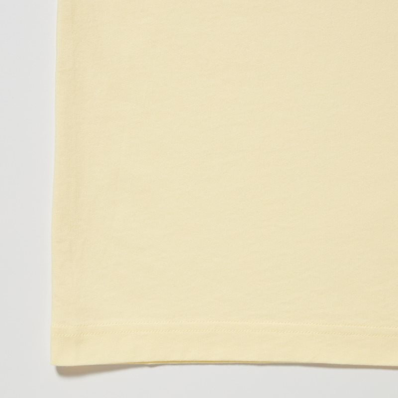 Uniqlo Peanuts Hawaii Ut Short Sleeve Graphic T Shirts Herre Gul | 7041323