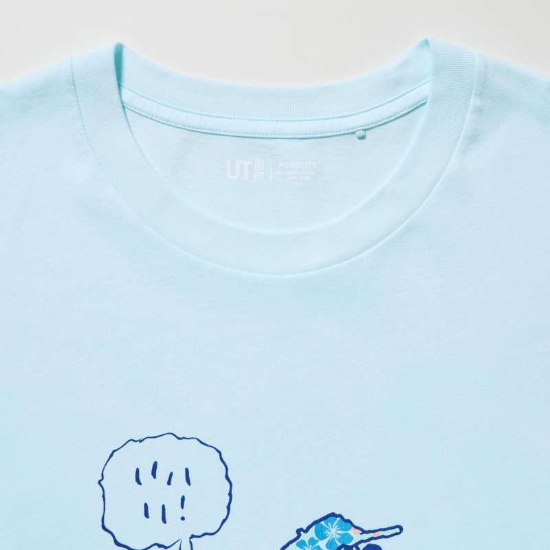 Uniqlo Peanuts Hawaii Ut Short Sleeve Graphic T Shirts Herre Grøn | 163972