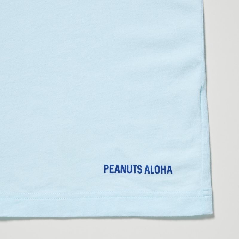 Uniqlo Peanuts Hawaii Ut Short Sleeve Graphic T Shirts Herre Grøn | 163972