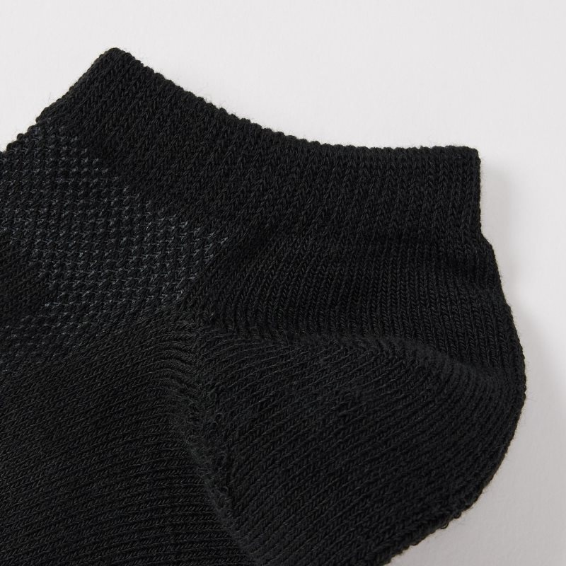 Uniqlo Pile Mesh Short Sokker Herre Sort | 4677104
